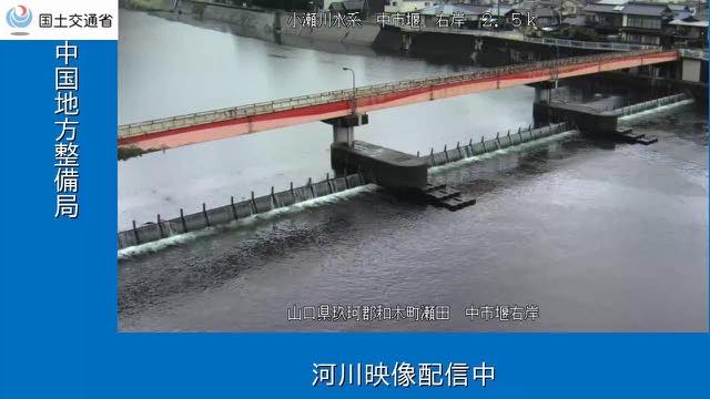 小瀬川 中市堰右岸の配信ページの表紙画像