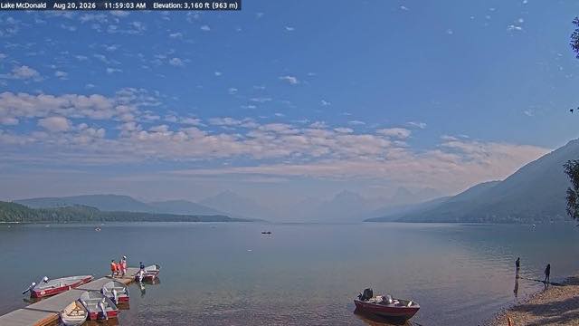 Sample frame from Glacier National Park (August 2026)