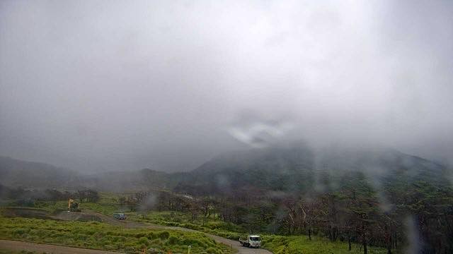 えびの高原からみた霧島連山の見本画像（2026年8月）
