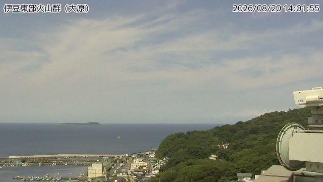 伊豆東部火山群の見本画像（2026年8月）