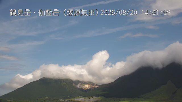 鶴見岳・伽藍岳の見本画像（2026年8月）