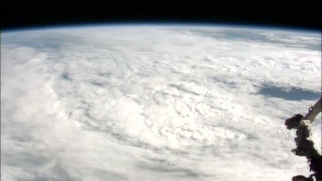 從國際太空站看地球的範例影像（2026年10月）