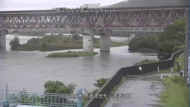 Contoh gambar dari Sungai Takahashi, bendung Sakazu (September 2026)